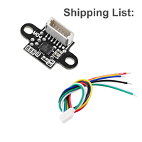 Benewake Module de capteur ToF TF-LC02 de haute précision câble mâle/femelle pour balayeuse Drones Robots maison intelligente-Kit d'installation directe