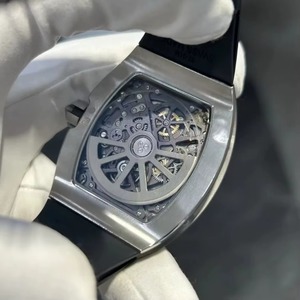 Reloj Mecánico Deportivo Premium RM Deluxe Automático Ultrafino con Diseño de Esqueleto de Titanio, Forma de Tonneau, Analógico, Resistente al Agua 30 bar - Product Image 3