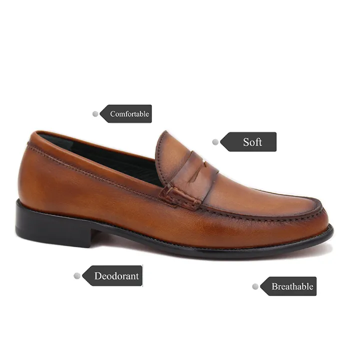 Upscale genuine leather for men new styles loafers casual shoes office shoes