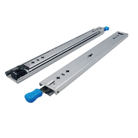 Largeur 53 mm glissières de tiroir robustes épaisseur 2.0 glissières avec serrure blanc zinc option de longueur différente 36 POUCES ET 48 POUCES