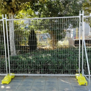 Panneaux de clôture temporaire australiens à prix abordable, soudés à la main, en fil galvanisé de haute qualité, durables, pour le contrôle des foules et la protection des routes - Product Image 6