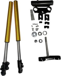 Petit <span class=keywords><strong>guidon</strong></span> de <span class=keywords><strong>moto</strong></span> tout-terrain protecteur de fourche inversé bloc de direction <span class=keywords><strong>amortisseur</strong></span> avant (ordinaire) - Product Image 3