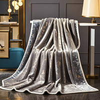 Couverture en tricot jacquard Lightning super douce et confortable pour la décoration de la maison d'hiver canapé et couverture de voyage LN