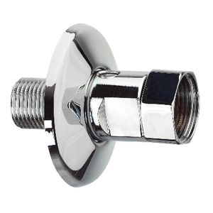 Conector Trasero Recto con Tope, Accesorio de Manguera de Plomería de 1/2 x 3/4 - Product Image 1