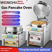 Machine à crêpes WENCHU à vente chaude, durable, commerciale, intelligente, avec alarme lumineuse, revêtement antiadhésif, 9,6 kW