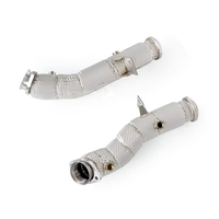 Système d'échappement pour Mercedes Benz GLC43 GLC450 3.0T 2016-2020, tuyau de descente directe isolé en acier inoxydable SS304 personnalisé, amélioration de puissance