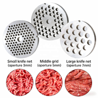 Hachoir à viande 500W à moteur DC avec engrenages entièrement métalliques, régulation de vitesse progressive, écran tactile IMD et protection contre la surchauffe