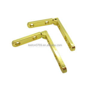Accesorios <span class=keywords><strong>para</strong></span> Cajas de Almacenamiento, <span class=keywords><strong>Bisagras</strong></span> Metálicas Doradas Brillantes de 90 Grados de Alta Calidad, 31 x 39 mm, <span class=keywords><strong>para</strong></span> Cajas de <span class=keywords><strong>Madera</strong></span> - Product Image 4