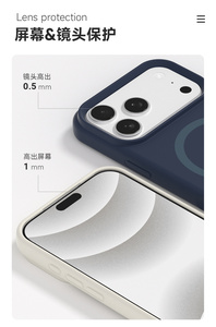 <span class=keywords><strong>Coque</strong></span> de téléphone magnétique <span class=keywords><strong>transparente</strong></span> pour <span class=keywords><strong>Apple</strong></span> iPhone 17 Pro Max/17 Air/16 Plus/15 – Protection antichoc et anti-taches à aimants puissants - Product Image 6
