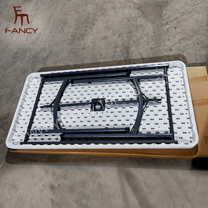 Cheap Rectangle <strong>Folding</strong> <strong>Table</strong> HDPE <strong>Plastic</strong> <strong>Folding</strong> <strong>Tables</strong> for Outdoor Event - Product Image 5