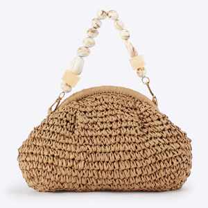 Fashion Women's Daily Casual Straw Bag Simple Seaside Vacation Open Closure Beach Bag - Product Image 1
