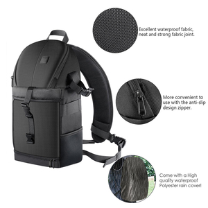 Waterproof Laptop <b>Backpack</b> Camera Bag Anti Slip Zipper Rain Cover Travel Daypack - Product Image 6