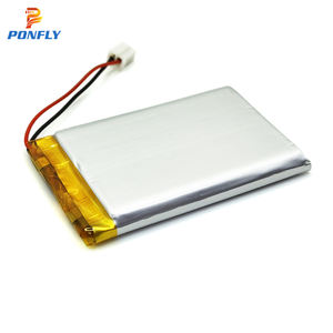 بطارية بوليمر PONFLY Lipo بمكبر صوت في V mAh قابلة لإعادة الشحن بطارية بوليمر للألعاب بإضاءة ليد بموصل - Product Image 5