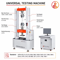 Machine d'essai universelle électronique série WDW 300KN - Équipement d'essai de résistance à la traction pour les tests de traction, compression et flexion