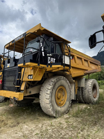 Camion benne tout-terrain CAT 773E d'occasion, peinture d'origine, benne de 35,2 m³ pour l'exploitation minière en ciel ouvert, alternative aux 775E et 772E pour le transport de minerai