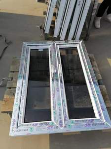 Fenêtre à battant <span class=keywords><strong>en</strong></span> PVC/UPVC au design moderne, <span class=keywords><strong>triple</strong></span> vitrage Low-E, résistante aux ouragans, avec <span class=keywords><strong>kit</strong></span> de quincaillerie pour bâtiment commercial - Product Image 4