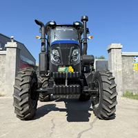 Nouveau tracteur agricole 120 CV 4x4 avec cabine certifié CE 2025 pour le travail du sol et le semis dans les pampas argentin