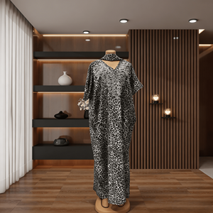 Robe longue kaftan imprimée tie-dye style <span class=keywords><strong>africain</strong></span>, coupe ample, manches courtes, bohème, décontractée, pour soirée, femme, <span class=keywords><strong>boubou</strong></span> - Product Image 4