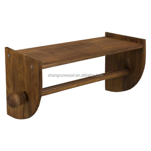 <strong>Vintage</strong> Toilet Paper Holder Wood <strong>Kitchen</strong> Towel Holder Home Bathroom Equipment <strong>Kitchen</strong> Rolls <strong>Accessories</strong> Roll Paper - Product Image 1