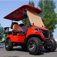 Voiturette de golf électrique Rainbow 4 places, batterie lithium, 4x4 tout-terrain, autonomie <100 km, moteur 50 kW, capacité de montée 20 % pour ranch