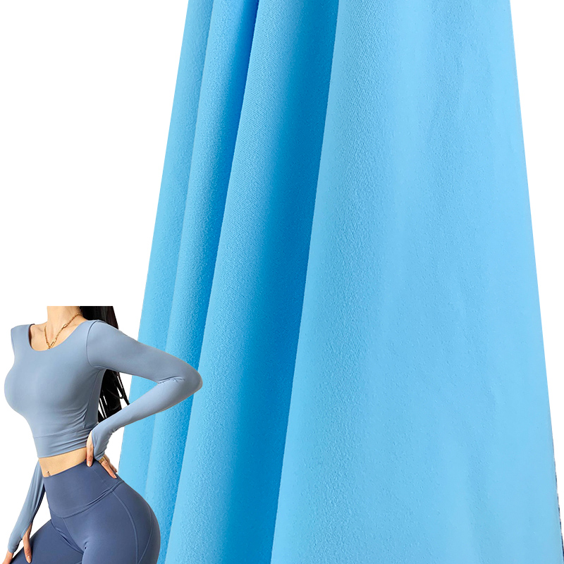Stock Seamless High Quality Nylon Spandex Fabric for High Stretch Quick-Dry Water Repellent Yoga Jersey Swimwear