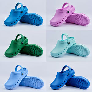 Chaussons de salle d'opération médicale, <span class=keywords><strong>chaussures</strong></span> de travail d'hôpital, <span class=keywords><strong>chaussures</strong></span> de sécurité basses, design à trous, unisexe, antidérapantes, automne, EVA, laboratoire - Product Image 6