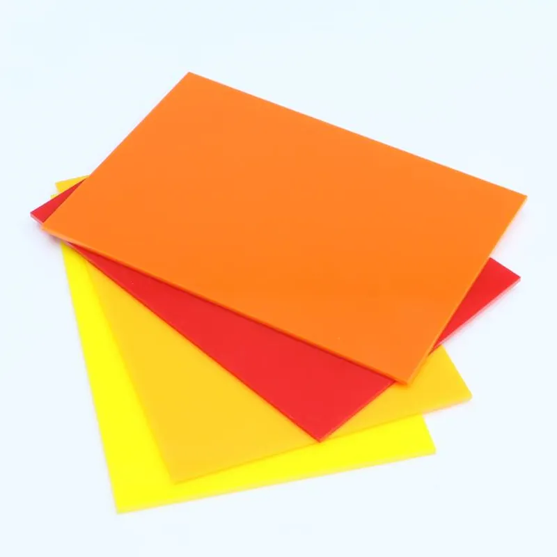 Acrylic PMMA sheet multiple colors yellow sheet 2mm 3mm 5mm 1220*2440mm