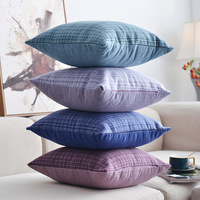 Housse de coussin en cuir, taie d'oreiller décorative, style Boho, imperméable, pour canapé, extérieur, vente en gros