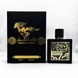 Wholesale QAED AL FURSAN Black Mustang Middle East Arab Dubai Hot Selling High Quality Long Lasting Perfume For Men