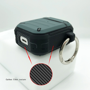 Venta al por mayor barato Sword Armor Case diseñado para <span class=keywords><strong>Airpods</strong></span> 1 2 Funda protectora resistente de cuerpo completo con mosquetón para <span class=keywords><strong>Airpods</strong></span> 1 2 - Product Image 4