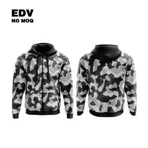 Sudadera con Capucha Personalizada de Alta Calidad Sin Pedido Mínimo, Sudadera Deportiva para Hombre con Estampado Completo, Sublimación de Poliéster, Ropa de Entrenamiento Transpirable y Suave - Product Image 3