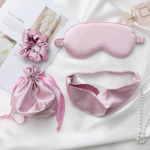 Ensemble Masque de Sommeil et Chouchous pour Cheveux, Deux/Trois/Quatre Pièces, Portable pour Voyage et Cadeau - Product Image 4