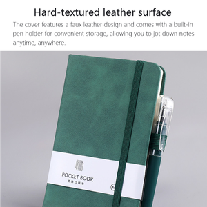 Sổ tay học sinh A5 A6 A7 tùy chỉnh với chất liệu da PU, dây thun nhiều màu, sổ ghi chú, bán buôn văn phòng phẩm cho trường học - Product Image 4