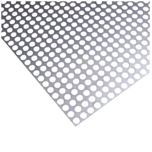 Bas prix pas cher panneau métallique perforé/perforé feuilles de maille en plastique/tissu perforé maille de l'usine directe