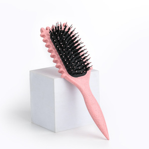 Nuovo Stile Spazzola per Capelli Ricci Ionica alla Moda, Massaggiante, in Paglia di Grano, Impermeabile, per Uso Domestico, Grande Pettine per Styling Capelli Ricci - Product Image 6