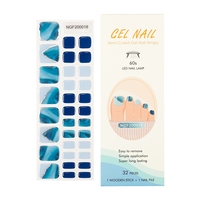 Huizi – gel Uv semi-durci pour les pieds, nouvelles bandes d'ongles