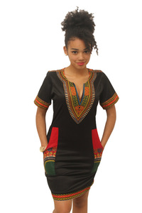 2025 Afrika cetak Kaftan kaus Dashiki gaun untuk wanita - Product Image 6