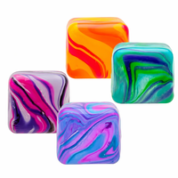 Jouets sensoriels anti-stress en TPE personnalisés en gros, à rebond lent, en forme de gâteau au beurre, pour la décompression et le soulagement du stress, multi-usages