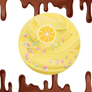 4 pièces de slime parfumé, doux, extensible, non collant, bleu, moelleux, effet beurre, en forme de gâteau d'anniversaire, pastel, Floam Cloud - Product Image 4