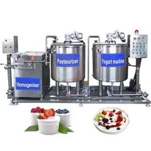 Small Full Automatic Milk Process Equipment Milk Pasteurizer 2000L with Instant Chiller