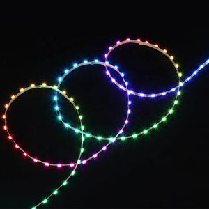 Tira de píxeles de cinta LED direccionable de emisión lateral 5V WS2812 SK6812 SMD 4020 cuerpo de cobre para Contorno de borde <span class=keywords><strong>Ing</strong></span> - Product Image 6