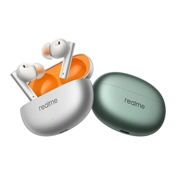 Realme Buds Air6 In-Ear Wireless Earbuds 5.3 IPX5 Waterproof LED Battery Indicator BES Chipset Wireless Charging Low Latency