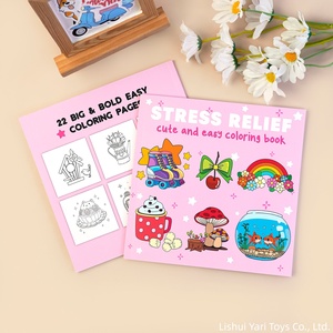Libro de Colorear Certificado con Varias Imágenes Relajantes, Dibujos Adorables y Artículos Encantadores <span class=keywords><strong>para</strong></span> Adultos y Niños - Product Image 1