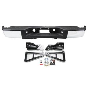 Parachoques Completo de Acero Cromado para Chevy Silverado GMC Sierra 1500 2007 2008-2013 (Compatible con: Silverado 1500) con Orificio - Product Image 1