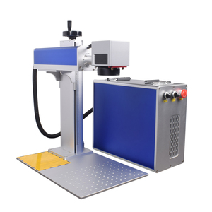 JPT 100W <b>Mini</b> Fiber Laser Marking Machine New <b>Condition</b> <b>Air</b>-Cooled Supports DXF PLT BMP AI DST for Laser Engraving Ornaments - Product Image 1