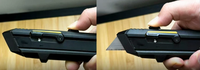 Couteau utilitaire multifonctionnel de type magazine, lame détachable robuste, outil de coupe, de raclage et de dénudage de fils, OEM SK5 haute teneur en carbone
