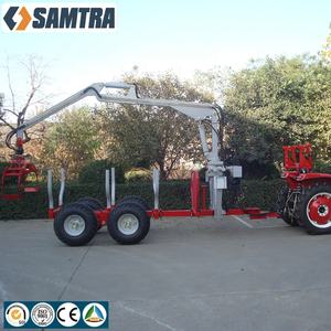 Remorque forestière Sunco 2025 avec grue / Remorque à bois pour machines forestières – <span class=keywords><strong>Prix</strong></span> usine - Product Image 2