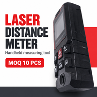 Télémètre laser numérique portatif industriel, précision de 1,5 mm, portée de 0,05 à 60 m, pour la construction intérieure, la rénovation, la menuiserie