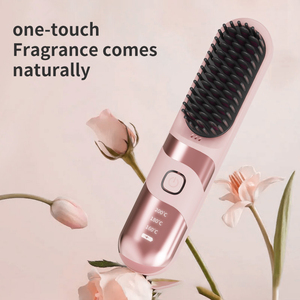 Peigne Lisseur Portable Mini à Charge Rapide, Fer à Boucler Électrique Sans Fil pour Usage Domestique, Lisseur de Cheveux à Ions Négatifs PTC - Product Image 5