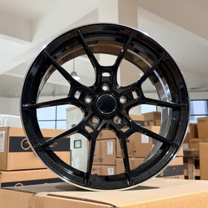 Nouvelles <span class=keywords><strong>jantes</strong></span> forgées noires brillantes de 18 à 19 pouces 5x114.3 5x112 style G025 pour Honda Civic Toyota Subaru WRX - Product Image 5